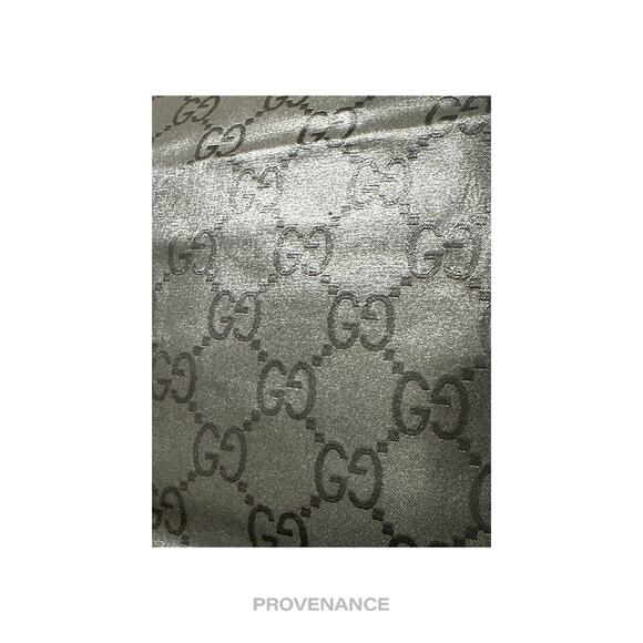 🔴 Gucci Large Travel Tote Bag  - Black GG Nylon Canvas - Picture 10 of 14